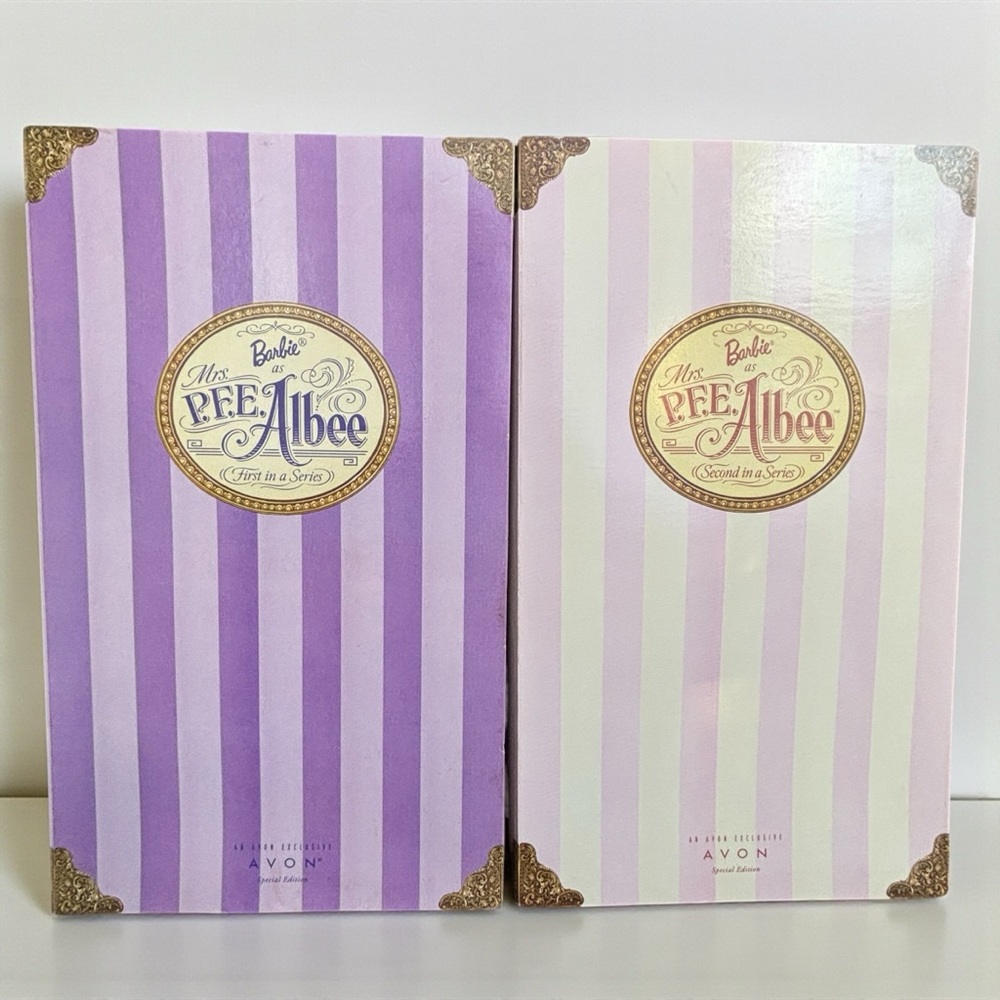 Set of 2 Barbie as Mrs. PFE Albee 1st & 2nd in Series Special Edition 1997 NRFB
